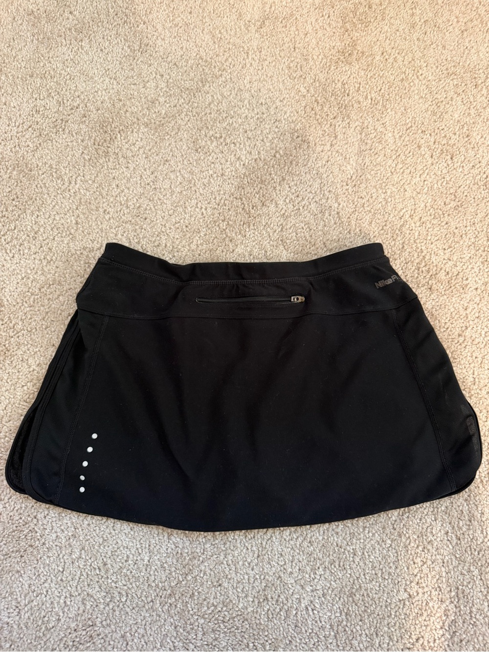 Nike Black Athletic Skirt with Subtle Logo - Picture 3 of 3